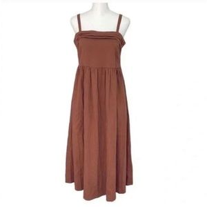 NWT Joie Linen Blend Midi Dress Size 4